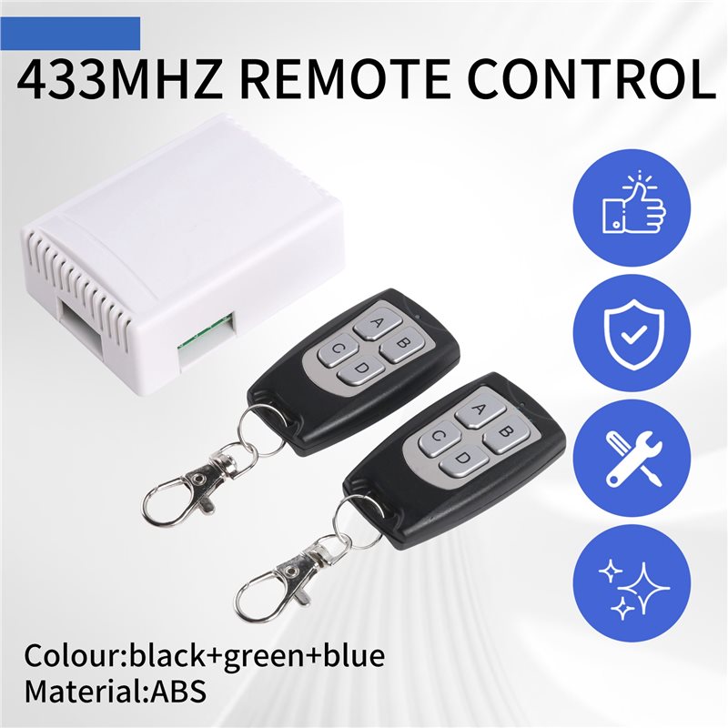 BHTS 범용 무선 리모컨 스위치, DC 12V, 4채 - 433Mhz Receiver Module 리뷰 및 가격