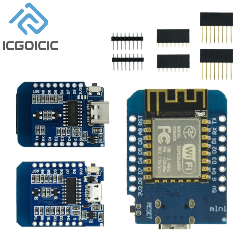 WeMos용 D1 미니 NodeMcu 사물 인터넷 개발 - Esp8266 Nodemcu Board 리뷰 및 가격